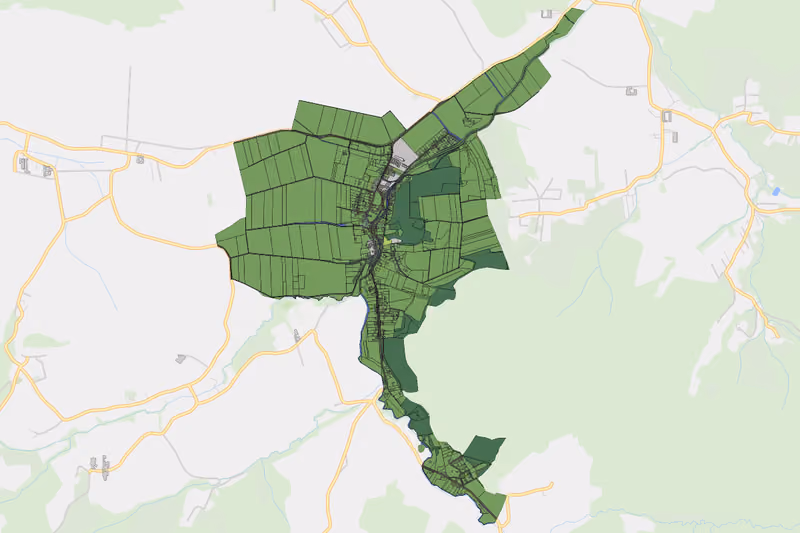 Kartenvorschau des Bodenverbrauchs der KG Kogl