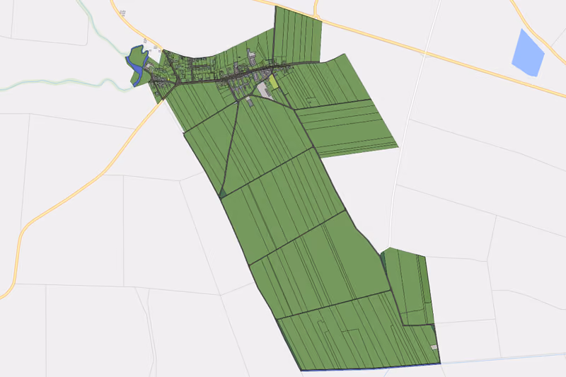 Kartenvorschau des Bodenverbrauchs der KG Neusiedl
