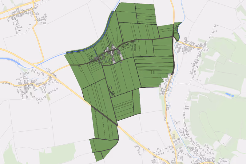 Kartenvorschau des Bodenverbrauchs der KG Ranzelsdorf