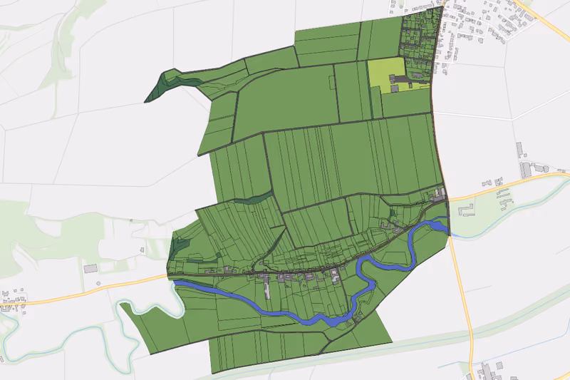 Kartenvorschau des Bodenverbrauchs der KG Weinzierl bei Atzenbrugg