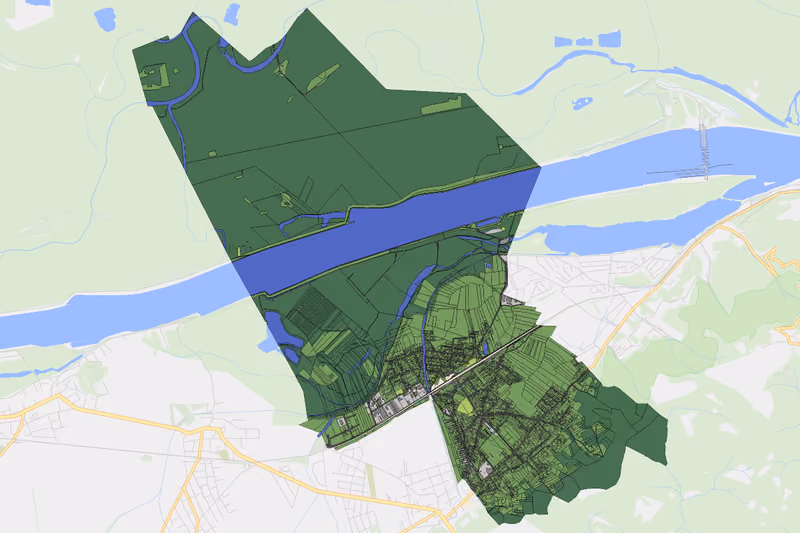 Kartenvorschau des Bodenverbrauchs der KG Wördern