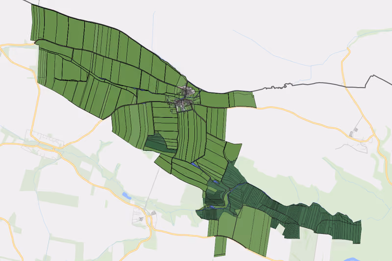Kartenvorschau des Bodenverbrauchs der KG Luden