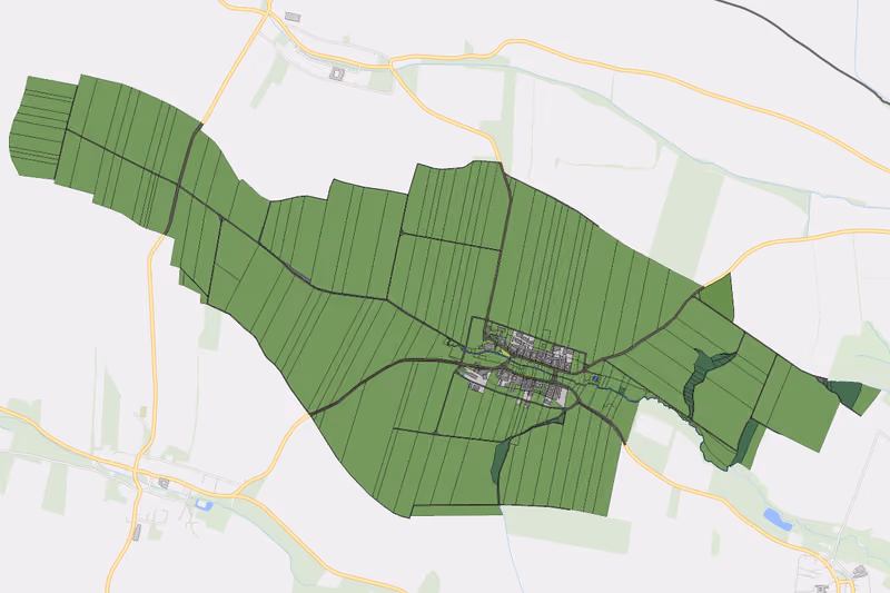 Kartenvorschau des Bodenverbrauchs der KG Rabesreith