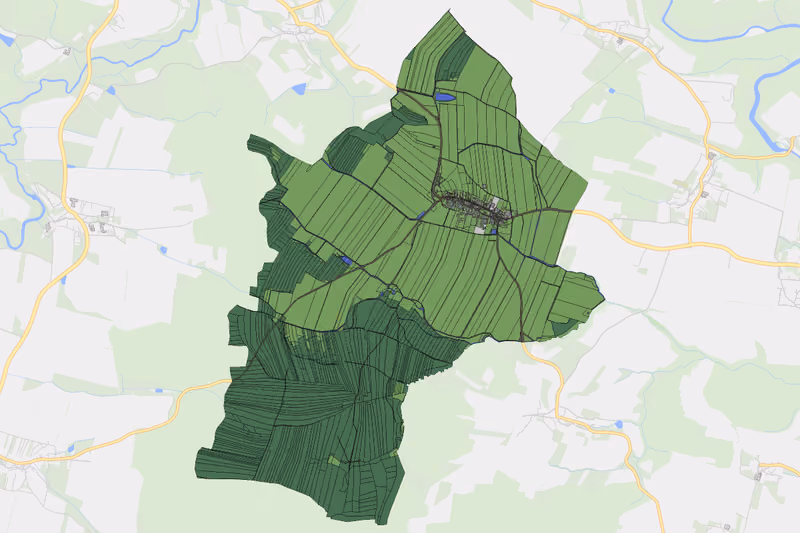 Kartenvorschau des Bodenverbrauchs der KG Göpfritzschlag