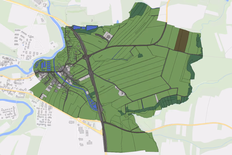 Kartenvorschau des Bodenverbrauchs der KG Altwaidhofen