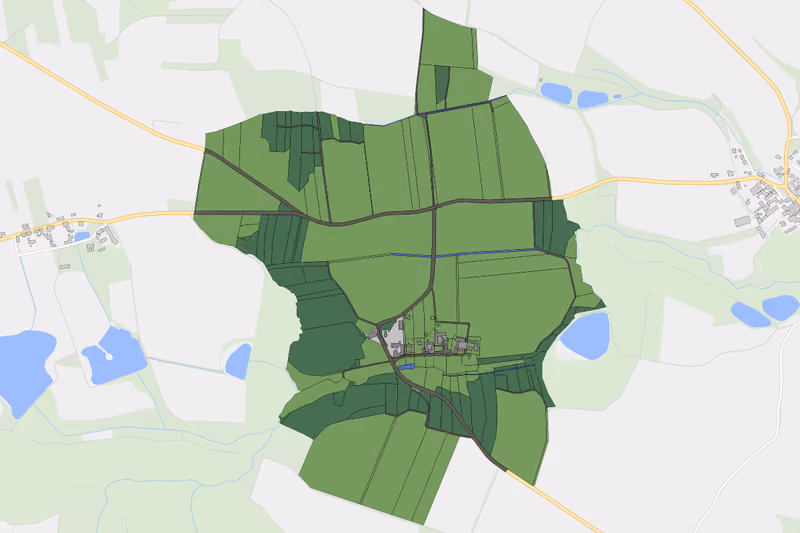 Kartenvorschau des Bodenverbrauchs der KG Edengans
