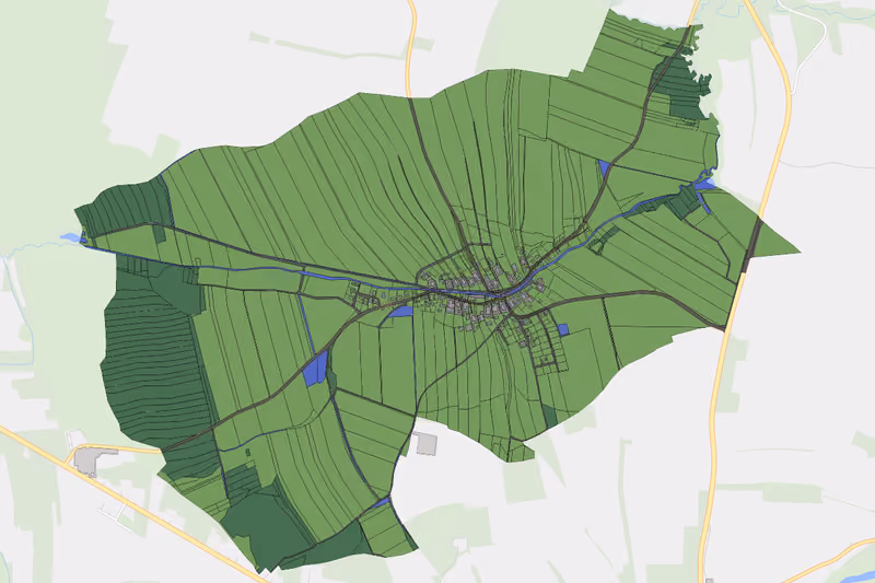 Kartenvorschau des Bodenverbrauchs der KG Großgerharts