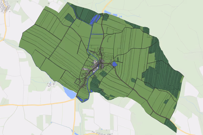 Kartenvorschau des Bodenverbrauchs der KG Jaudling