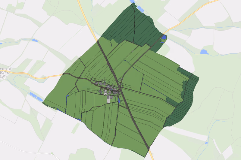 Kartenvorschau des Bodenverbrauchs der KG Lichtenberg