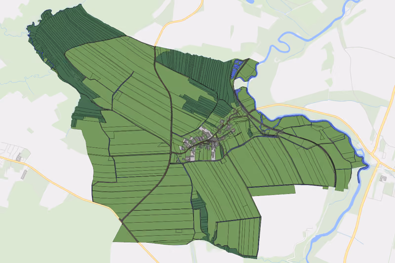 Kartenvorschau des Bodenverbrauchs der KG Oberedlitz