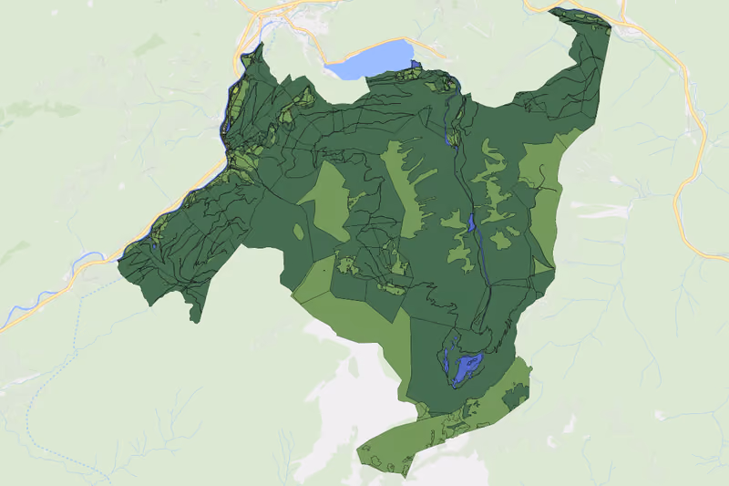 Kartenvorschau des Bodenverbrauchs der KG Seekopf