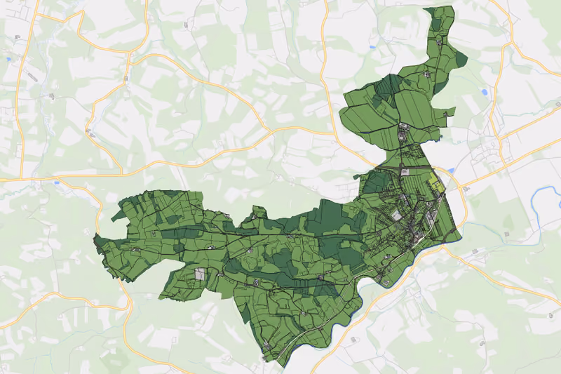 Kartenvorschau des Bodenverbrauchs der KG Steinakirchen am Forst