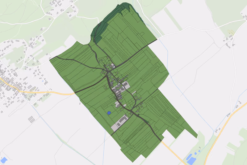 Kartenvorschau des Bodenverbrauchs der KG Gaaden