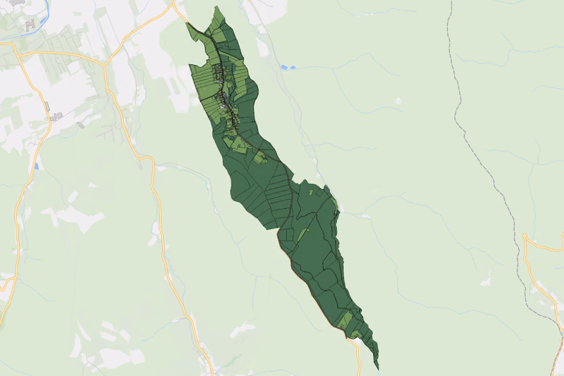 Kartenvorschau des Bodenverbrauchs der KG Schleinz