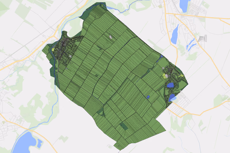 Kartenvorschau des Bodenverbrauchs der KG Zillingdorf