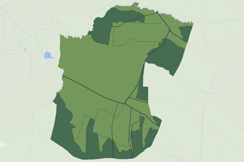 Kartenvorschau des Bodenverbrauchs der KG Kleinhaselbach