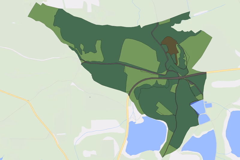 Kartenvorschau des Bodenverbrauchs der KG Kleinmotten