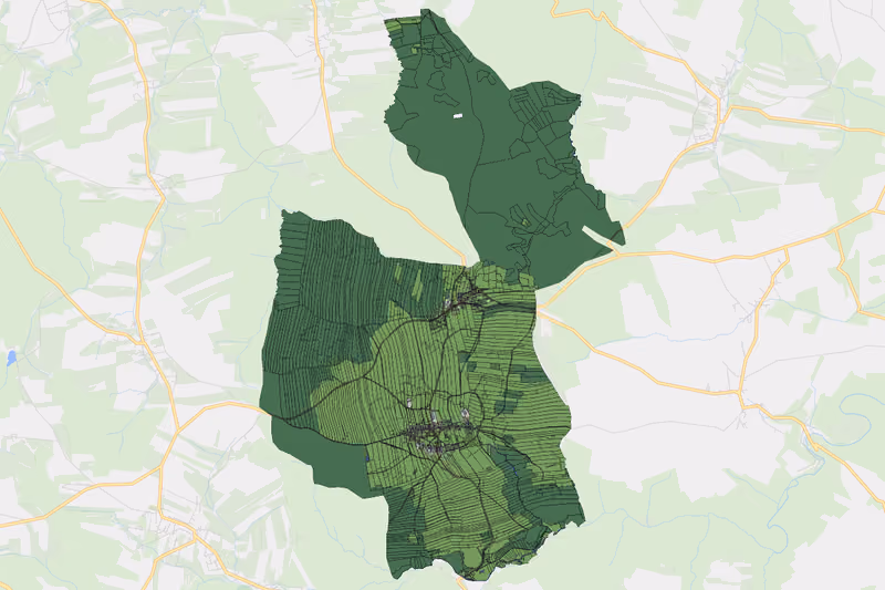 Kartenvorschau des Bodenverbrauchs der KG Großnondorf