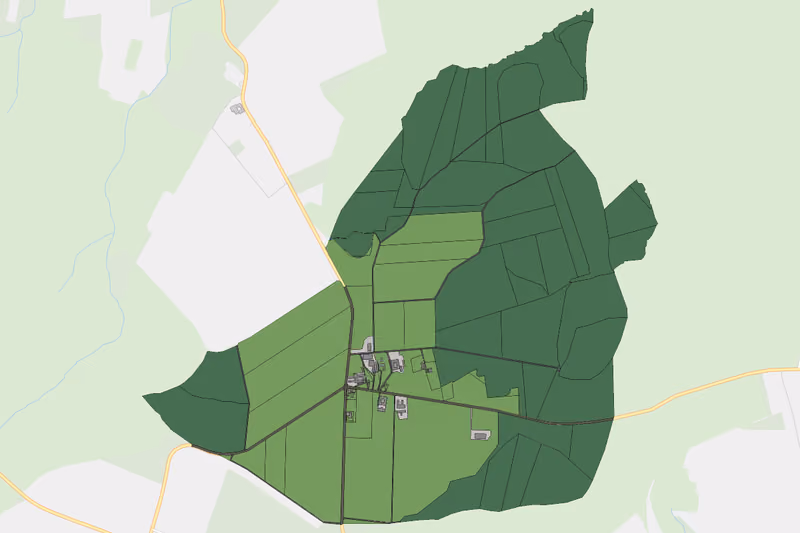 Kartenvorschau des Bodenverbrauchs der KG Kleingerungs