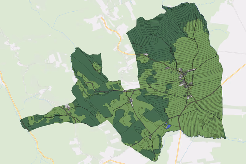 Kartenvorschau des Bodenverbrauchs der KG Kleinnondorf