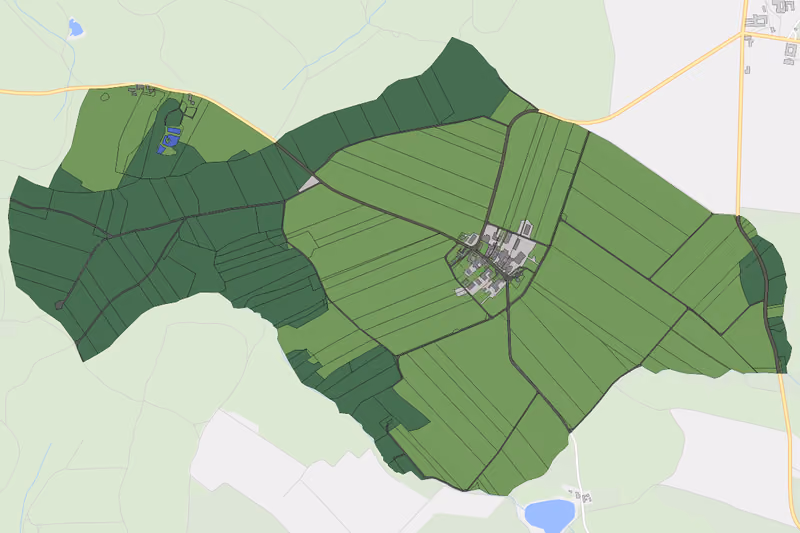 Kartenvorschau des Bodenverbrauchs der KG Reitzendorf