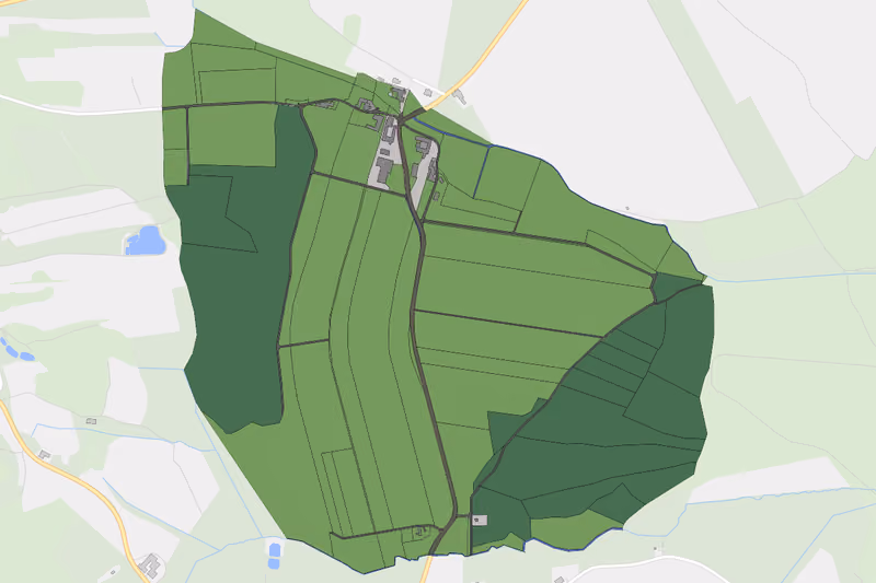 Kartenvorschau des Bodenverbrauchs der KG Walterschlag