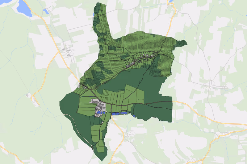 Kartenvorschau des Bodenverbrauchs der KG Eschabruck