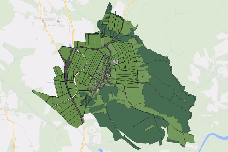 Kartenvorschau des Bodenverbrauchs der KG Gerotten