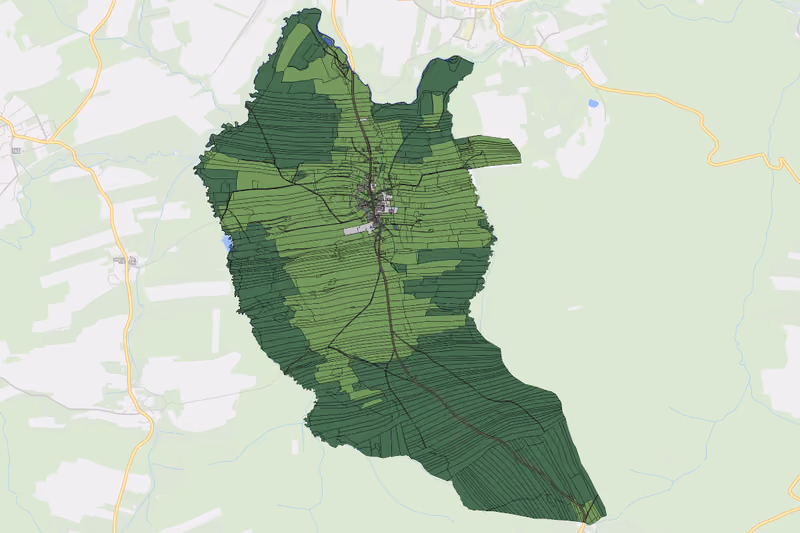 Kartenvorschau des Bodenverbrauchs der KG Rappoltschlag