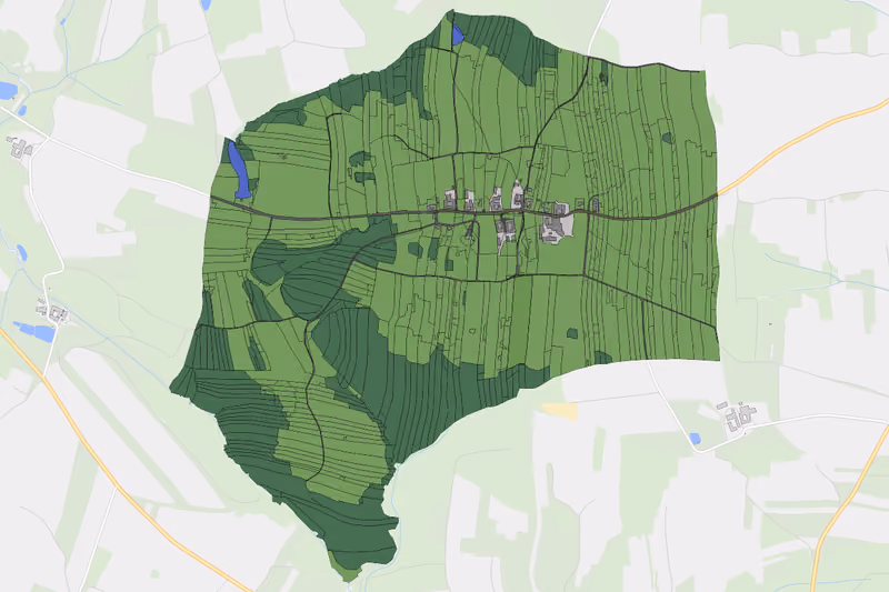 Kartenvorschau des Bodenverbrauchs der KG Schwarzenbach