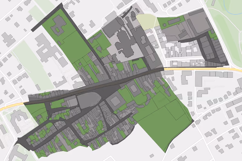 Kartenvorschau des Bodenverbrauchs der KG Oberberg-Eisenstadt