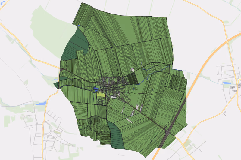 Kartenvorschau des Bodenverbrauchs der KG Krensdorf