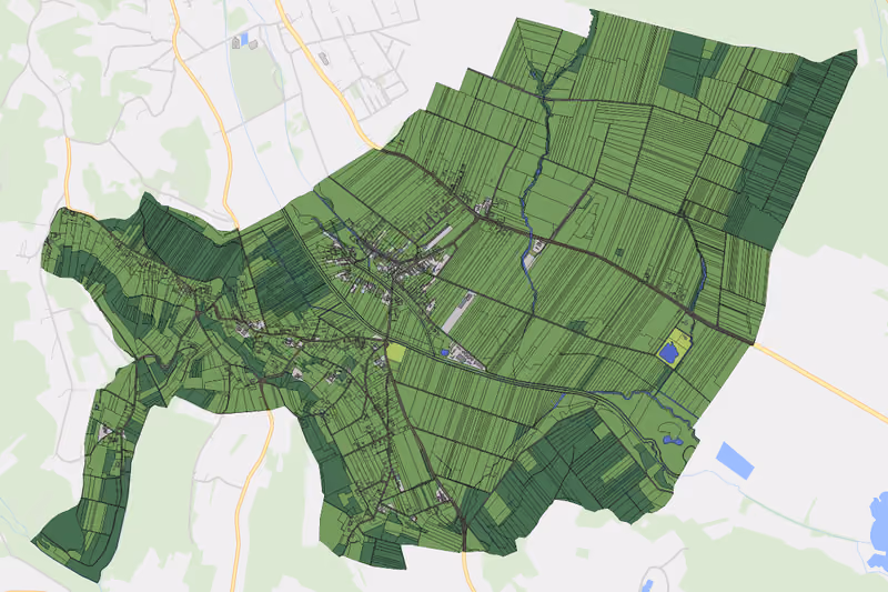 Kartenvorschau des Bodenverbrauchs der KG Bocksdorf