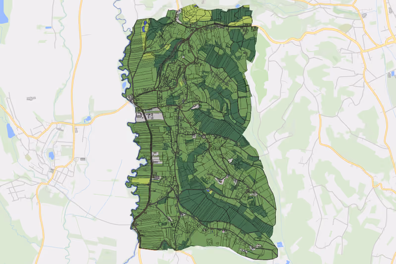 Kartenvorschau des Bodenverbrauchs der KG Burgauberg