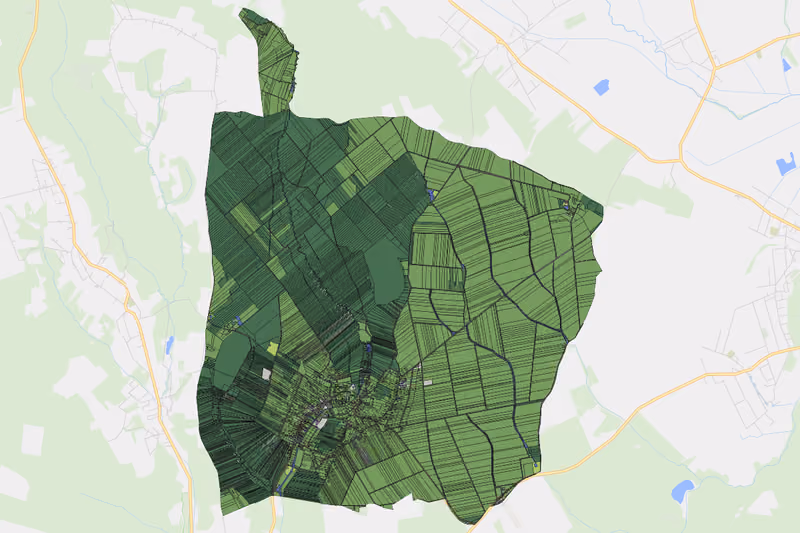 Kartenvorschau des Bodenverbrauchs der KG Güttenbach