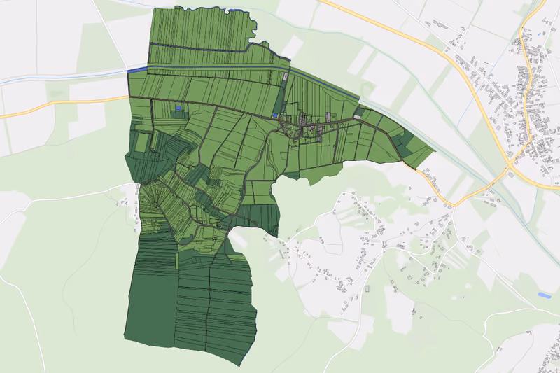 Kartenvorschau des Bodenverbrauchs der KG Sumetendorf