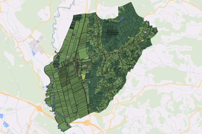 Kartenvorschau des Bodenverbrauchs der KG Deutsch Kaltenbrunn