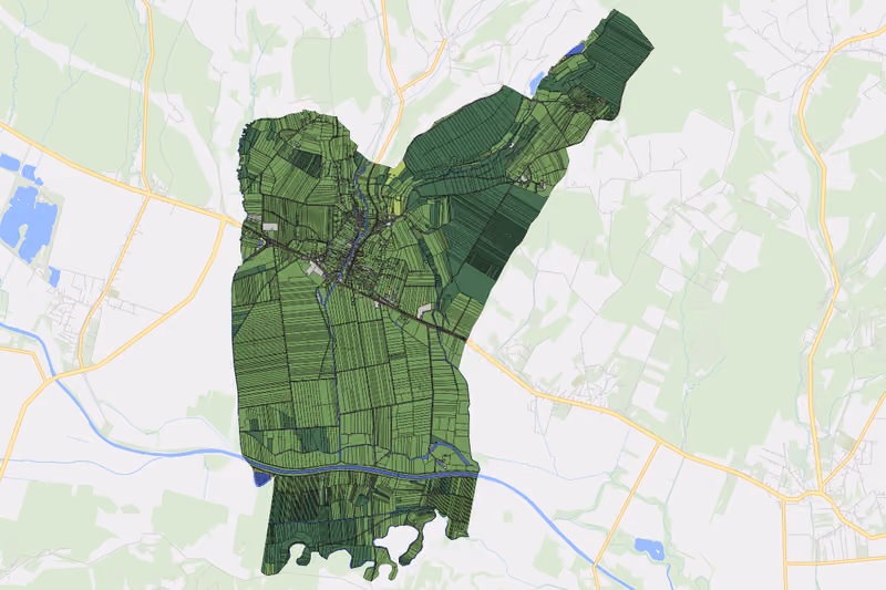 Kartenvorschau des Bodenverbrauchs der KG Eltendorf