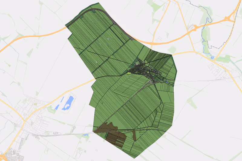 Kartenvorschau des Bodenverbrauchs der KG Neudorf bei Parndorf
