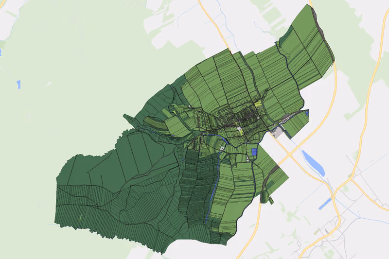 Kartenvorschau des Bodenverbrauchs der KG Oberloisdorf