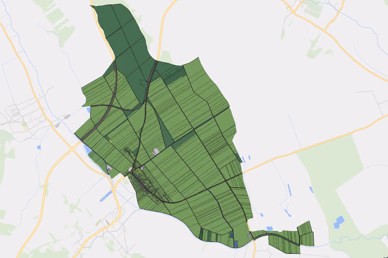 Kartenvorschau des Bodenverbrauchs der KG Unterloisdorf