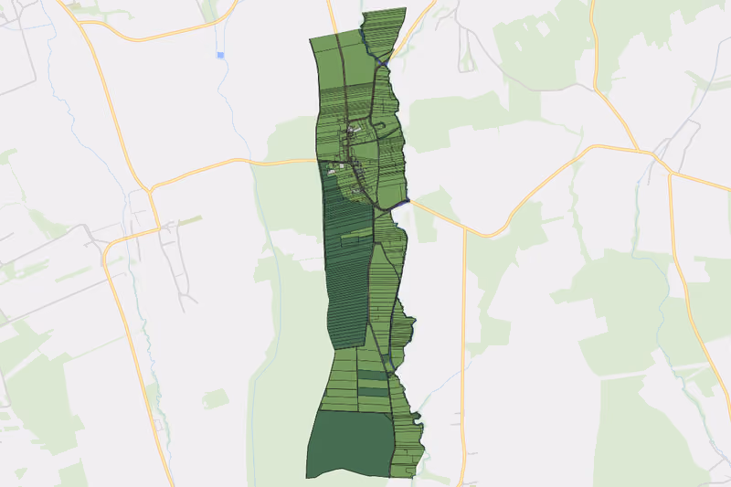 Kartenvorschau des Bodenverbrauchs der KG Allersdorf