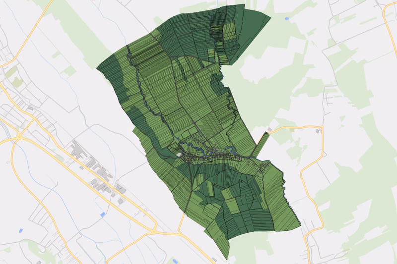 Kartenvorschau des Bodenverbrauchs der KG Eisenzicken