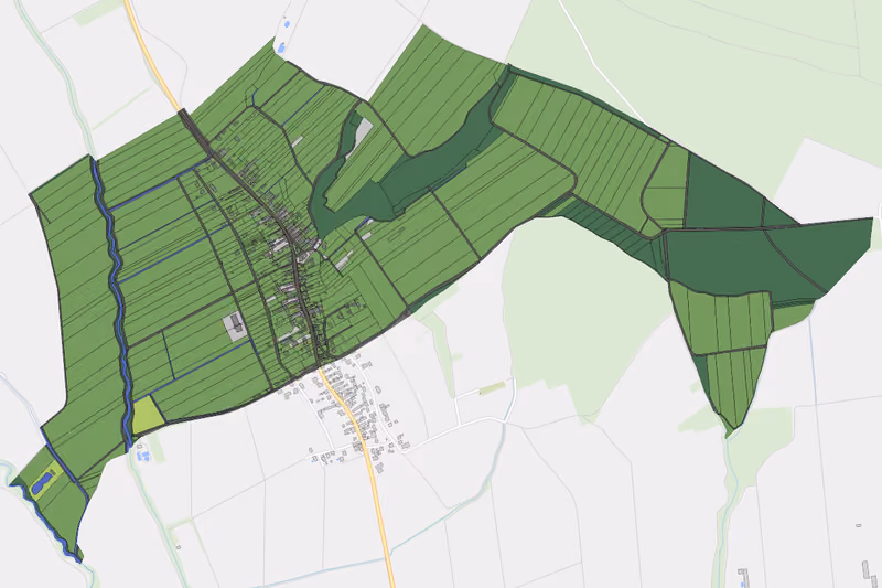 Kartenvorschau des Bodenverbrauchs der KG Kleinpetersdorf