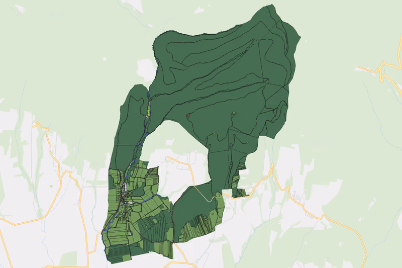 Kartenvorschau des Bodenverbrauchs der KG Rumpersdorf