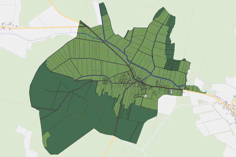 Kartenvorschau des Bodenverbrauchs der KG St. Kathrein im Burgenland