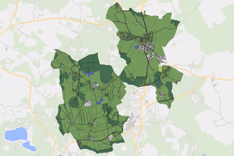 Kartenvorschau des Bodenverbrauchs der KG Gundertshausen