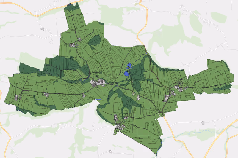 Kartenvorschau des Bodenverbrauchs der KG Großwaldenberg