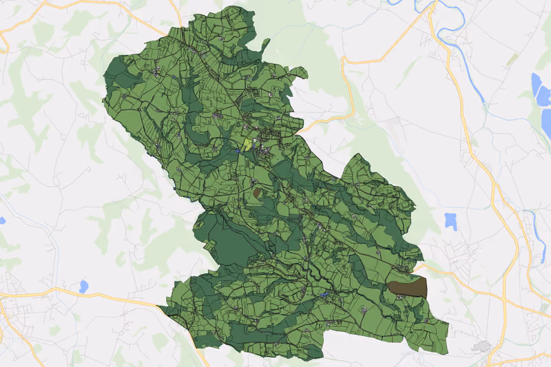 Kartenvorschau des Bodenverbrauchs der KG Großstroheim
