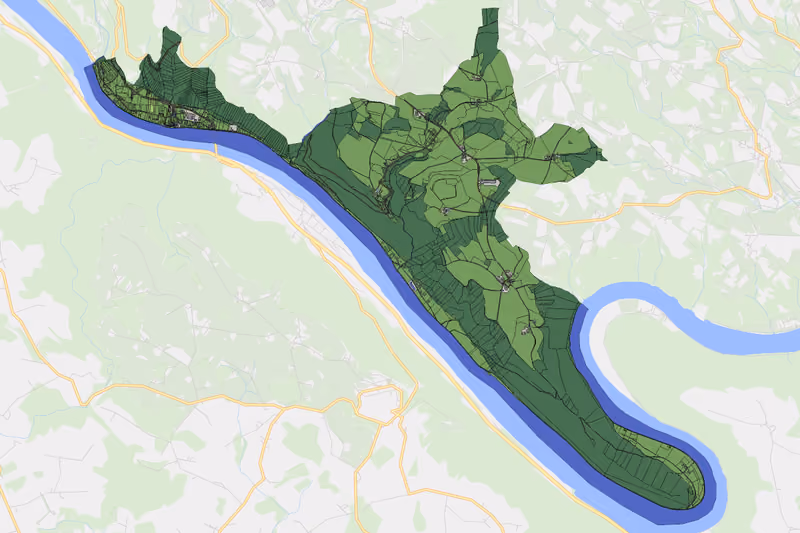 Kartenvorschau des Bodenverbrauchs der KG Marsbach